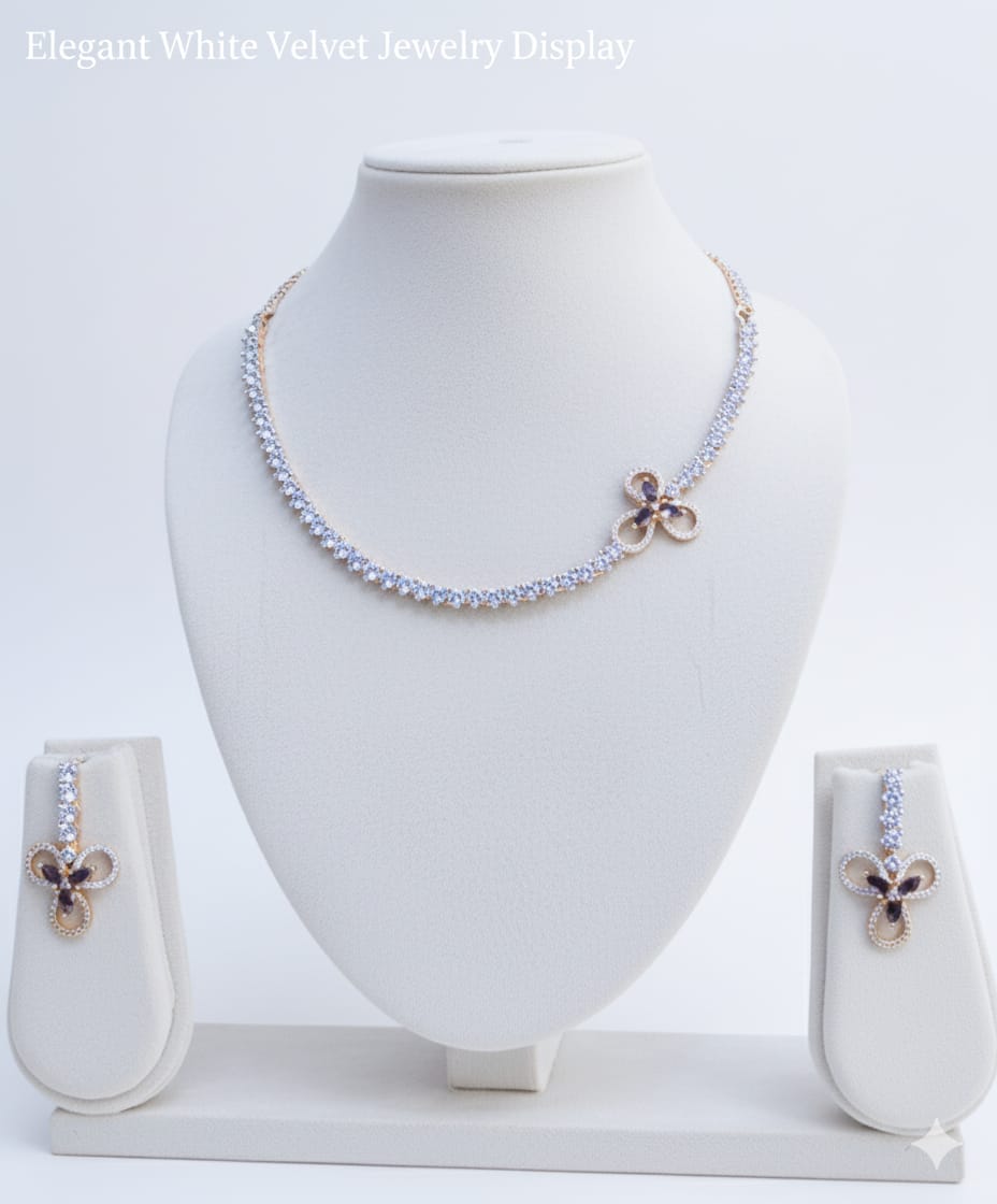 Elegant Necklace Set For Women With Earrings