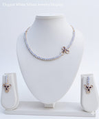 Elegant Necklace Set For Women With Earrings