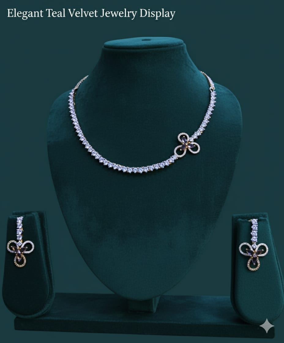 Elegant Necklace Set For Women With Earrings
