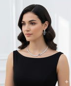 Elegant Necklace Set For Women With Earrings