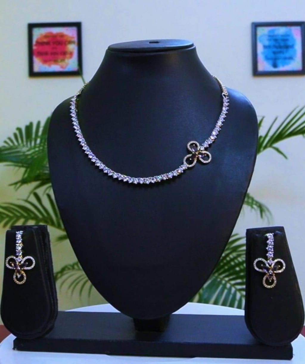 Elegant Necklace Set For Women With Earrings