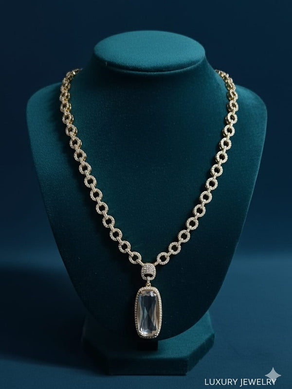 Shine in Radiant Gold / Ideal Gift For Women With Earrings