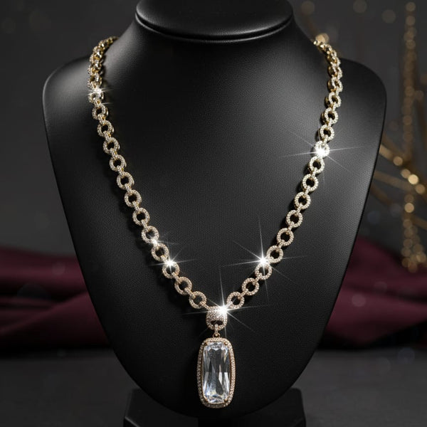 Shine in Radiant Gold / Ideal Gift For Women With Earrings