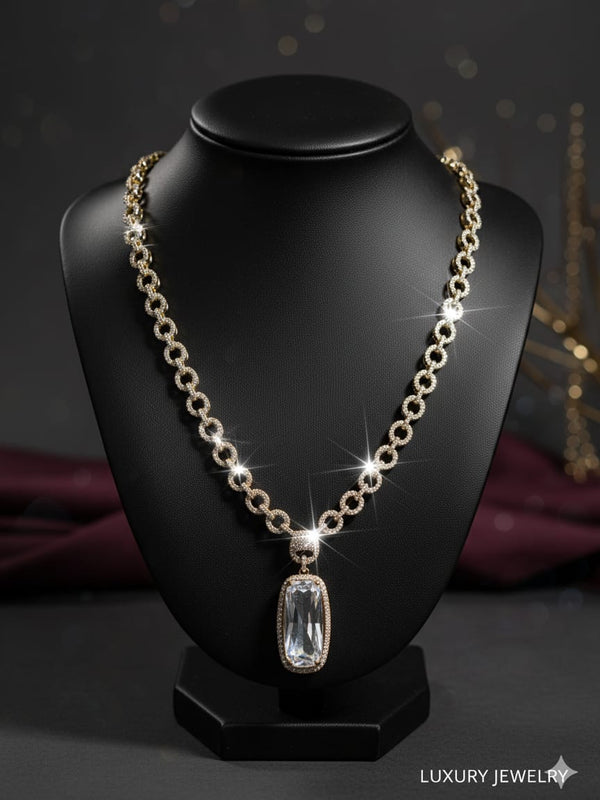 Shine in Radiant Gold / Ideal Gift For Women With Earrings