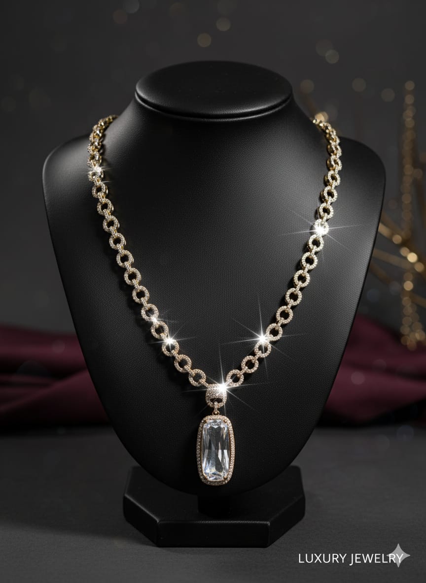 Shine in Radiant Gold / Ideal Gift For Women With Earrings