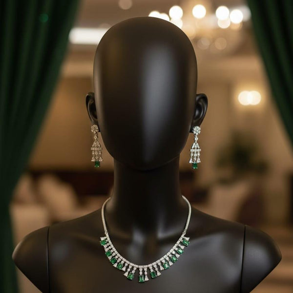 Necklace Set Crafted for Bold Women With Earrings
