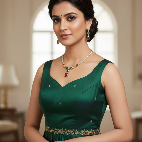 Where Colours Meet Luxury / Multi - Colour Statement Piece With Earrings