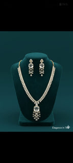 A Necklace Set For All Occassions With Earrings / Shine Bright With Classic Golden Craft