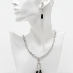 Modern Day Gift to a Women / Black Colour With Earrings