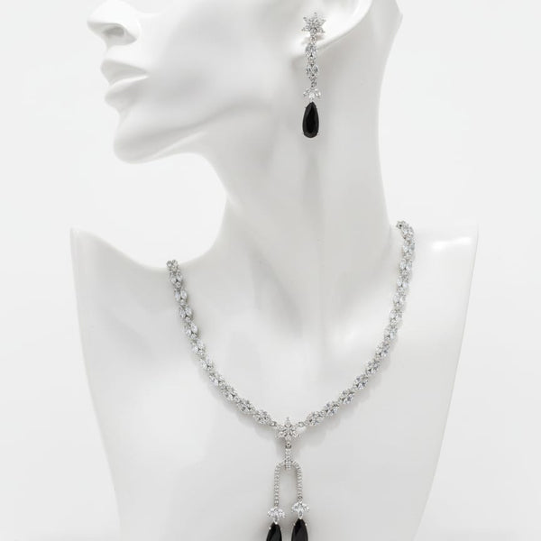 Modern Day Gift to a Women / Black Colour With Earrings