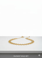 Classic Pattern / CZ Jewellery Set With Earrings