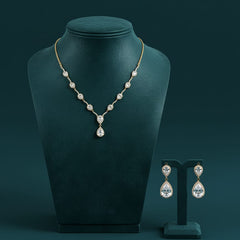 Party Wear Classic Jewellery Set with Earrings