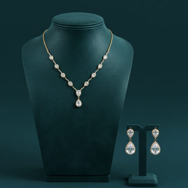 Party Wear Classic Jewellery Set with Earrings