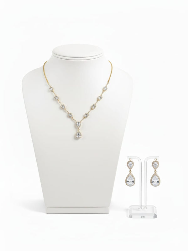 Party Wear Classic Jewellery Set with Earrings