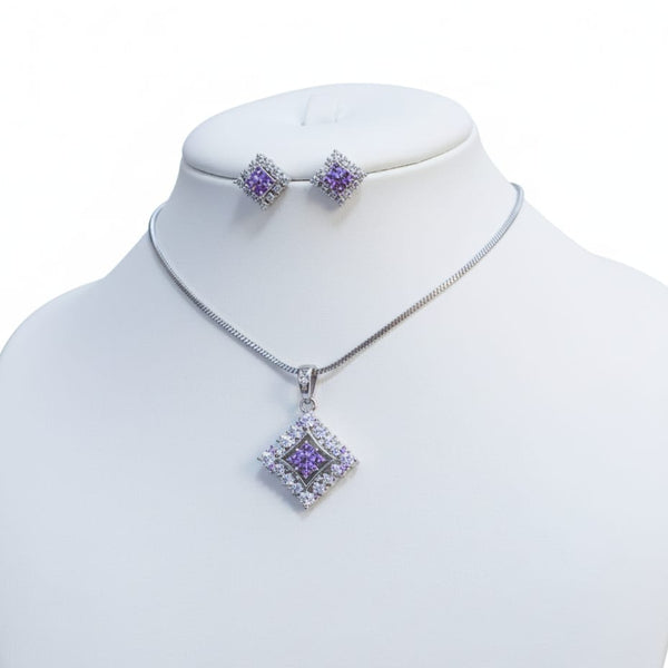 Traditional AD Pendant in Trend With Earrings