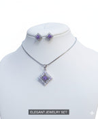 Traditional AD Pendant in Trend With Earrings