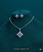 Traditional AD Pendant in Trend With Earrings