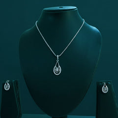 Elegant Pendant Set For Women With Earrings