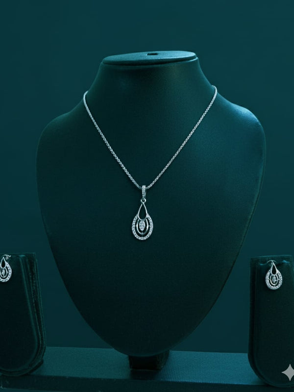 Elegant Pendant Set For Women With Earrings