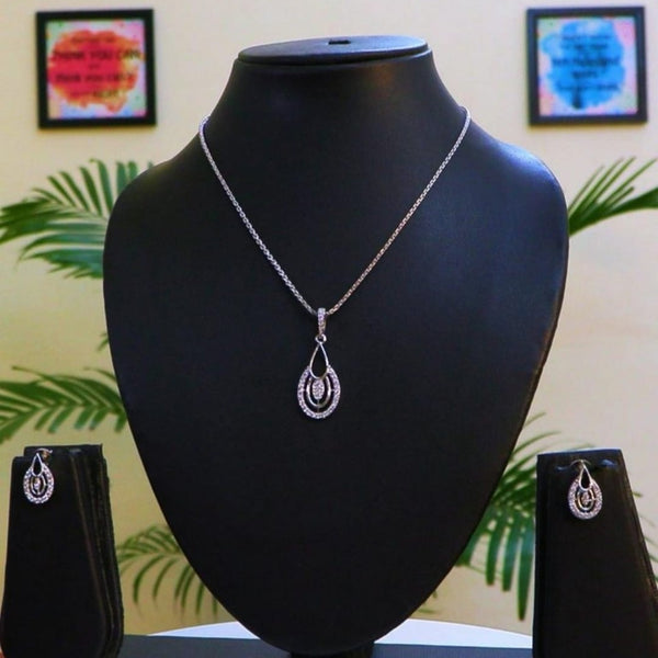 Elegant Pendant Set For Women With Earrings