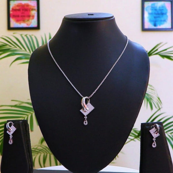 Elegant Pendant Set For Women With Earrings