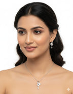 Elegant Pendant Set For Women With Earrings
