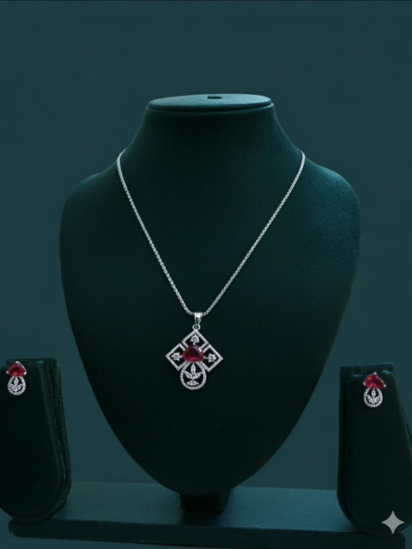 Latest Fashion Pendant set With Earrings