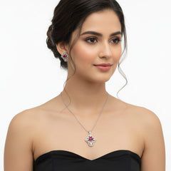 Latest Fashion Pendant set With Earrings