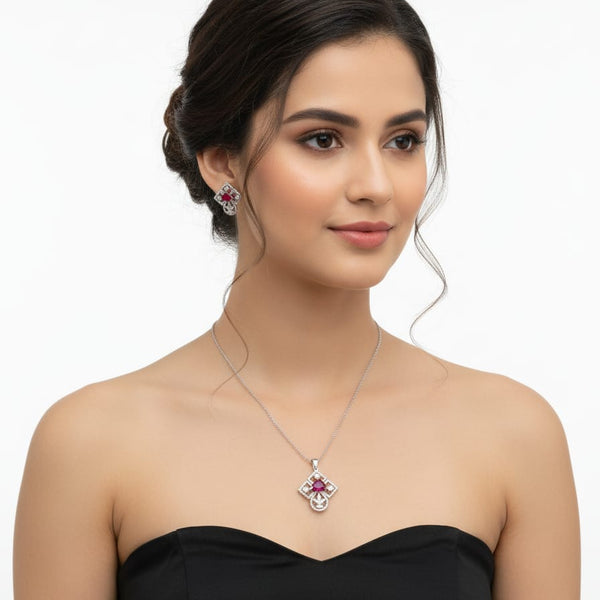 Latest Fashion Pendant set With Earrings