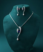 Award Winning Party Wear Pendant Design With Earrings