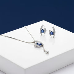 Award Winning Party Wear Pendant Design With Earrings