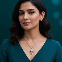 Latest Fashion Pendant set With Earrings