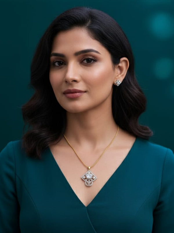 Latest Fashion Pendant set With Earrings