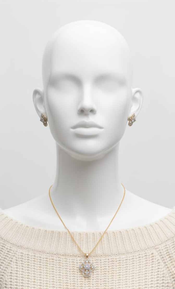 Latest Fashion Pendant set With Earrings