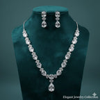 Ringing Jewels "AD"  Bold Necklace Set For Women Premium Quality With Earrings