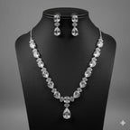Ringing Jewels "AD"  Bold Necklace Set For Women Premium Quality With Earrings