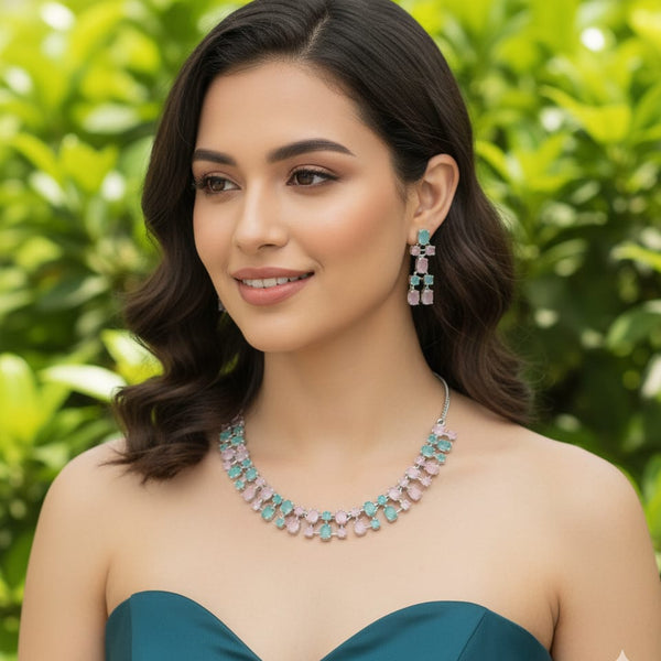 Ringing Jewels Mint and Pink Colour 