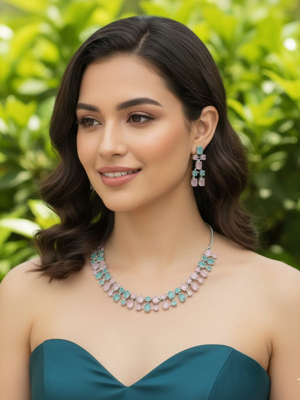 Ringing Jewels Mint and Pink Colour 