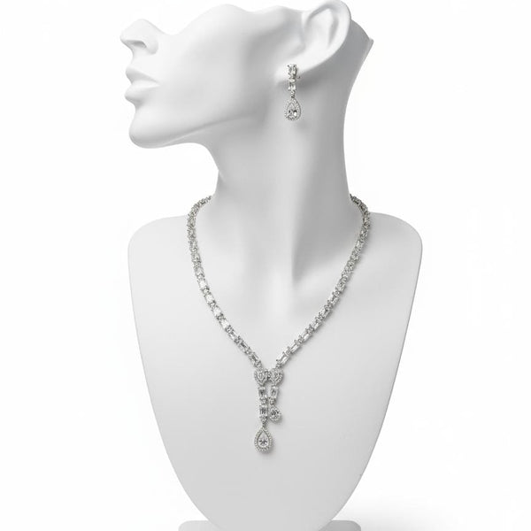 Ringing Jewels Premium Quality White Colour Stones Single Layer 