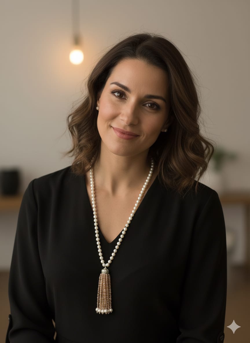 Ringing Jewels Pearl "Moti" Mala With Purple Colour For Women - Highest Selling Product