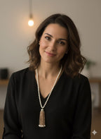 Ringing Jewels Pearl "Moti" Mala With Purple Colour For Women - Highest Selling Product