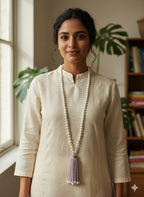 Ringing Jewels Pearl "Moti" Mala With Brown Colour For Women - Highest Selling Product